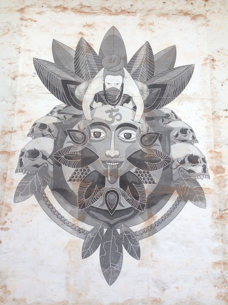 Photo of Graffiti trail in Gokarna 16/20 by srijalism