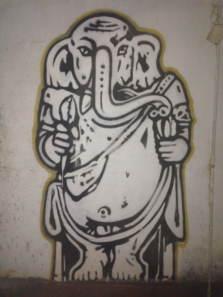 Photo of Graffiti trail in Gokarna 15/20 by srijalism