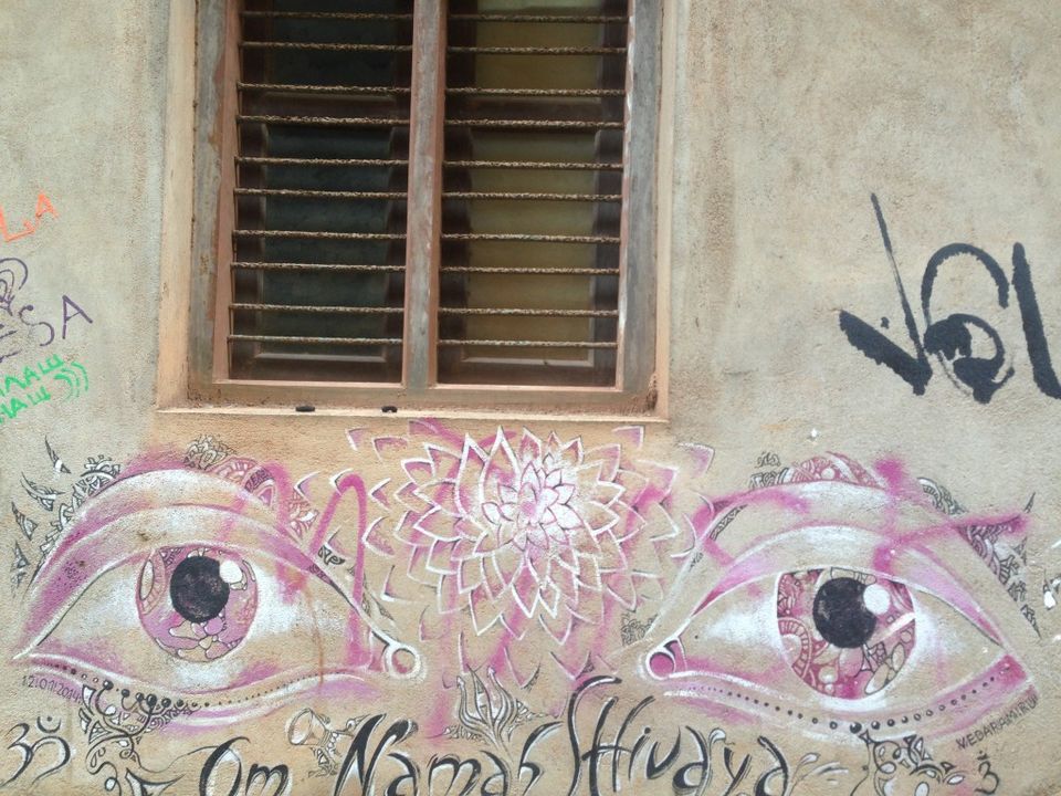 Photo of Graffiti trail in Gokarna 13/20 by srijalism