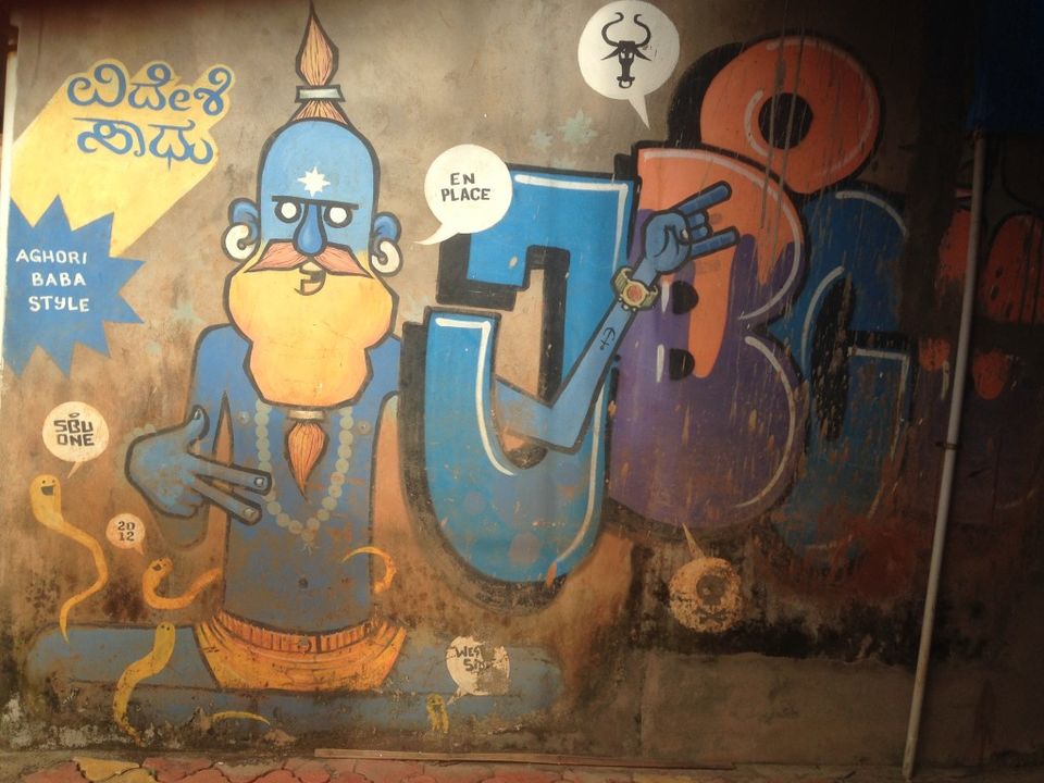 Photo of Graffiti trail in Gokarna 19/20 by srijalism