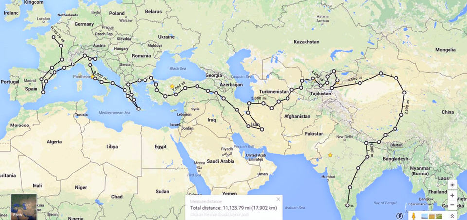 Photo of 111-Days. 11 Countries. 1 Indian Family. An Incredible Road Trip From Bangalore to Paris. 1/9 by Gunjan Upreti