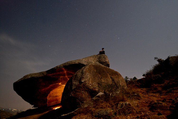 Photo of Skandagiri Hills, Chikballapur, Karnataka, India by Disha Kapkoti
