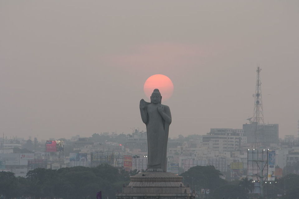 Photo of Buddha Statue β Pride of Hyderabad 7/7 by Vinay