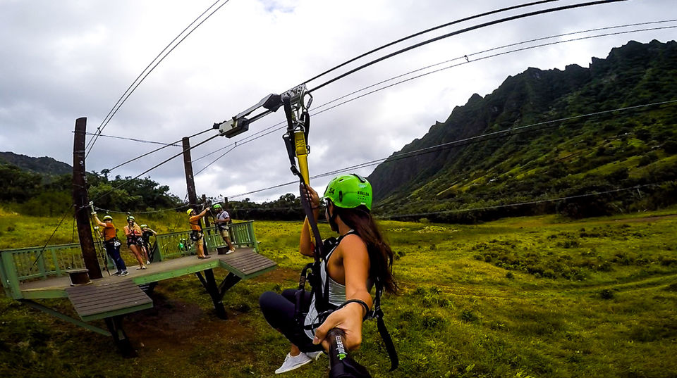 Zip Lining in Jurassic Park on Oahu, Hawaii Tripoto
