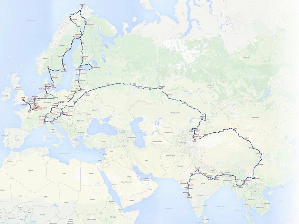 Photo of Traveling 31,000 kms in 75 days – Bharulata is all set to create a new record! 3/3 by Le Voyageur