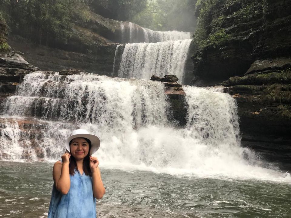 Photo of Daiñthlen Falls, Dainthlen Road, Cherrapunjee, Meghalaya, India by Saroja Rai