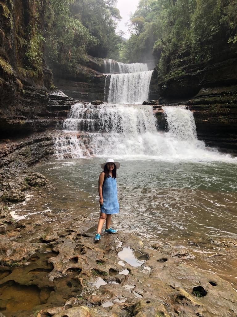 Photo of Daiñthlen Falls, Dainthlen Road, Cherrapunjee, Meghalaya, India by Saroja Rai