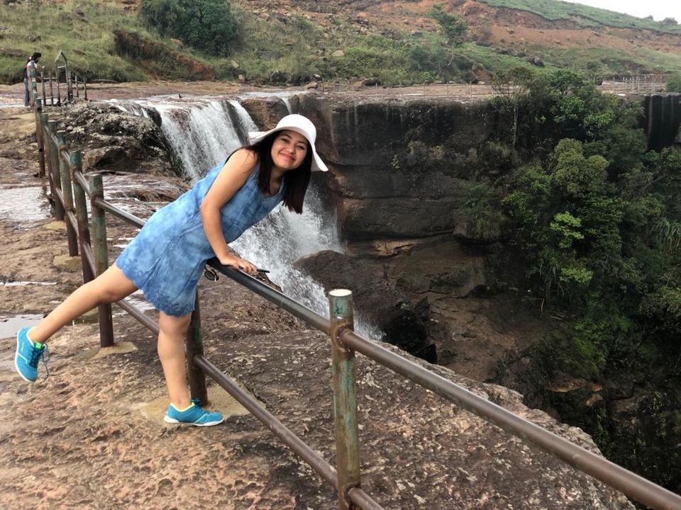 Photo of Daiñthlen Falls, Dainthlen Road, Cherrapunjee, Meghalaya, India by Saroja Rai