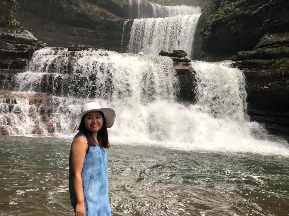 Photo of Daiñthlen Falls, Dainthlen Road, Cherrapunjee, Meghalaya, India by Saroja Rai