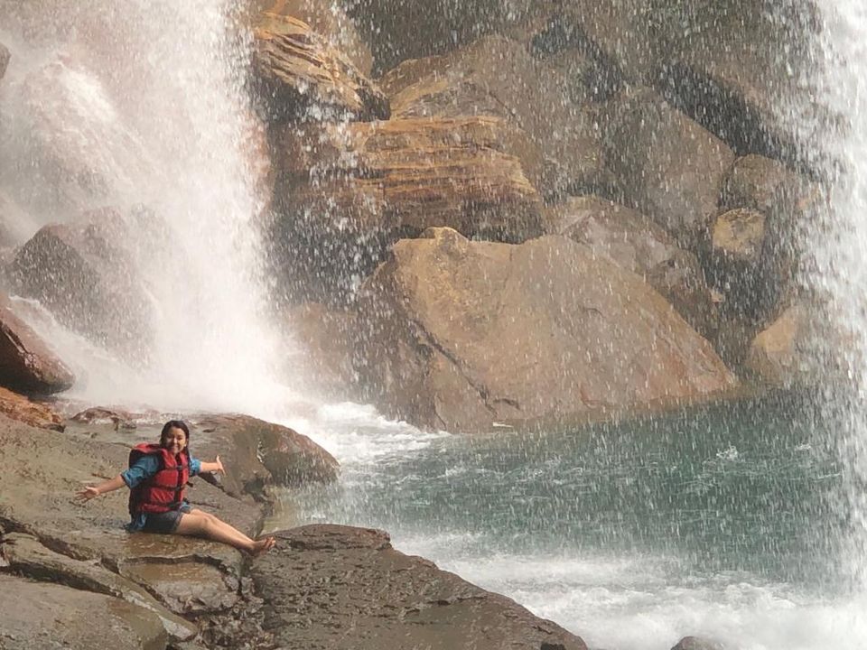 Photo of Krang Shuri Waterfall, Meghalaya, India by Saroja Rai