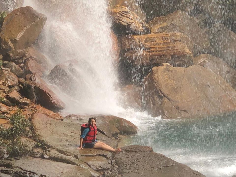 Photo of Krang Shuri Waterfall, Meghalaya, India by Saroja Rai