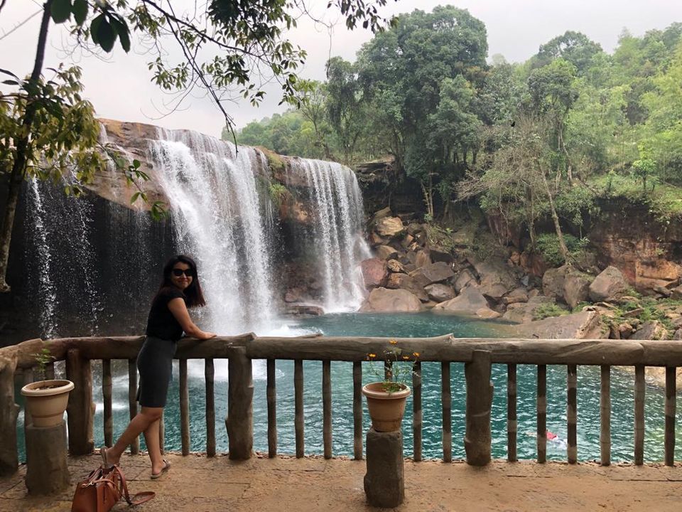 Photo of Krang Shuri Waterfall, Meghalaya, India by Saroja Rai