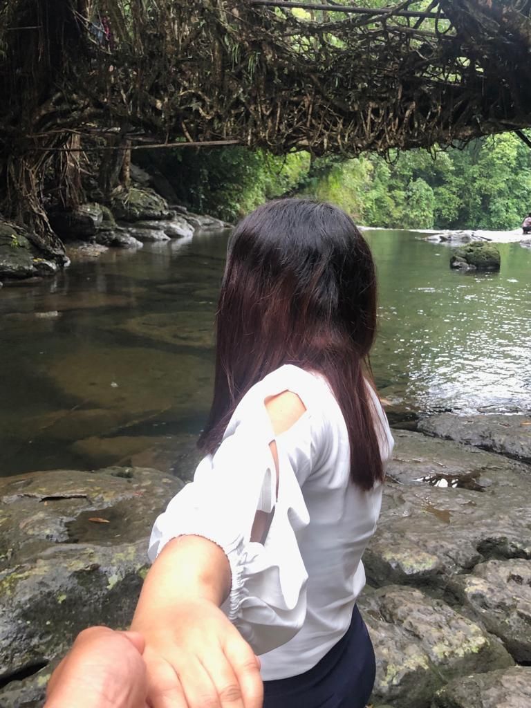 Photo of Living Root Bridge, Mawlynnong, Surok Mawlynnong, Mawlynnong, Meghalaya, India by Saroja Rai
