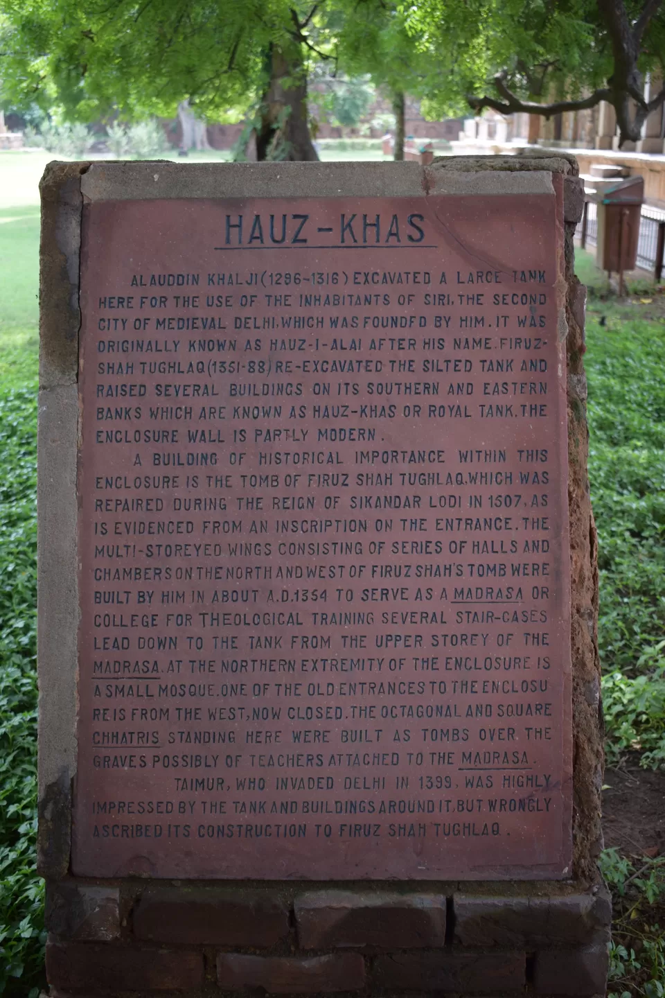 Photo of Hauz Khas Village, Deer Park, Hauz Khas, New Delhi, Delhi, India by Saikat Chowdhury