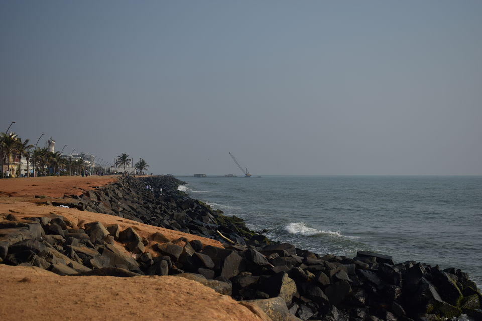 Photo of Rock Beach, White Town, Puducherry, India by Amit Kumar Sharma