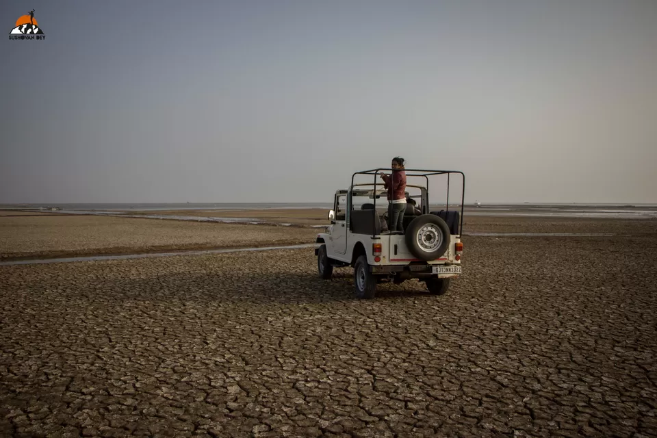 Photo of Two honeymooners and one bike in Kutch by JourneyJournals