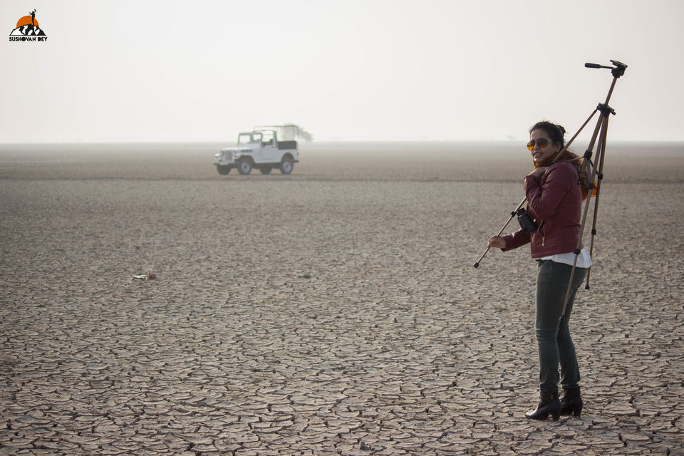 Photo of Two honeymooners and one bike in Kutch by JourneyJournals