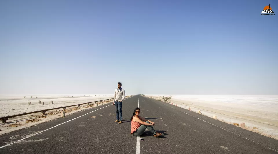 Photo of Two honeymooners and one bike in Kutch by JourneyJournals