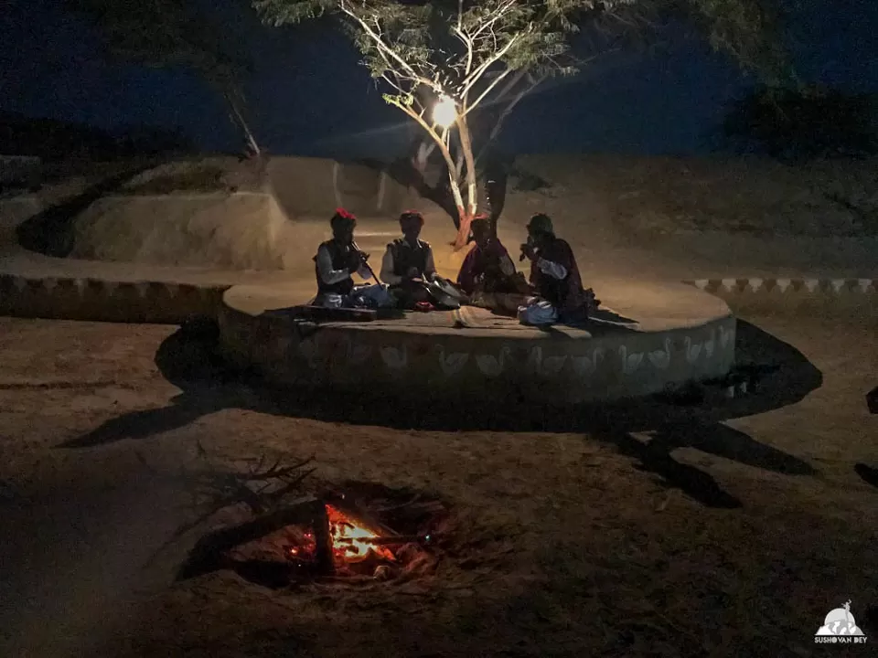 Photo of Two honeymooners and one bike in Kutch by JourneyJournals