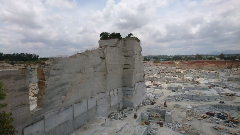 Photo of Left Over standing Piece of Vanishing Quarry by Giri Mallela