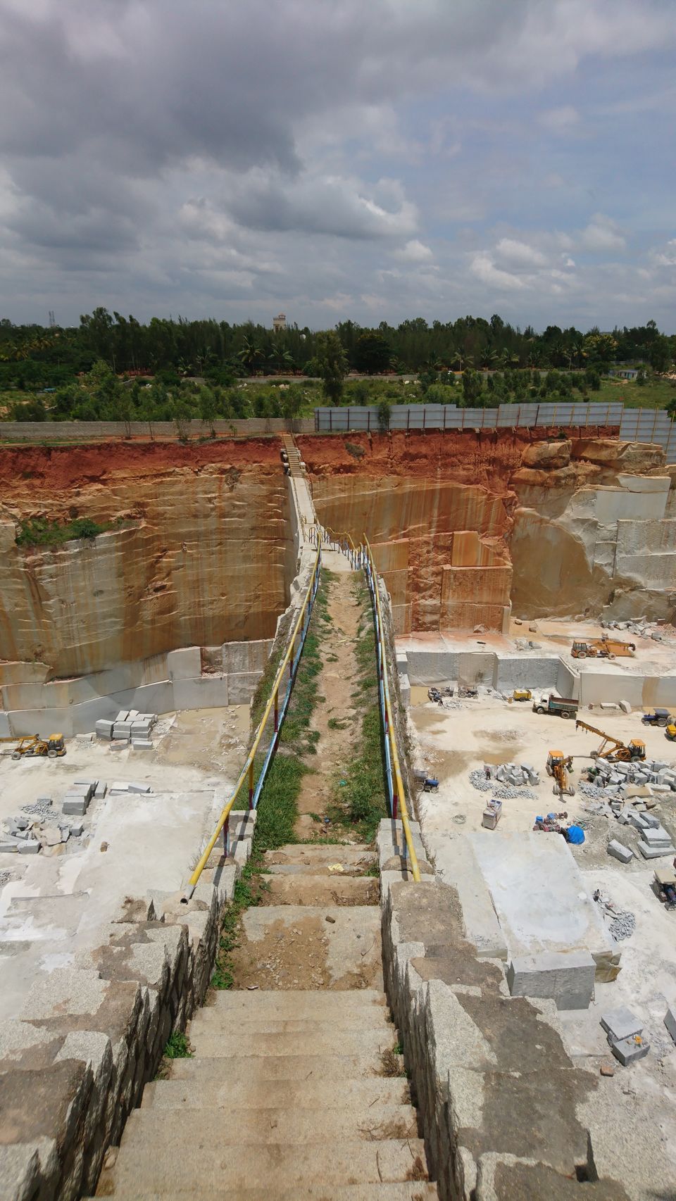 Photo of Left Over standing Piece of Vanishing Quarry by Giri Mallela