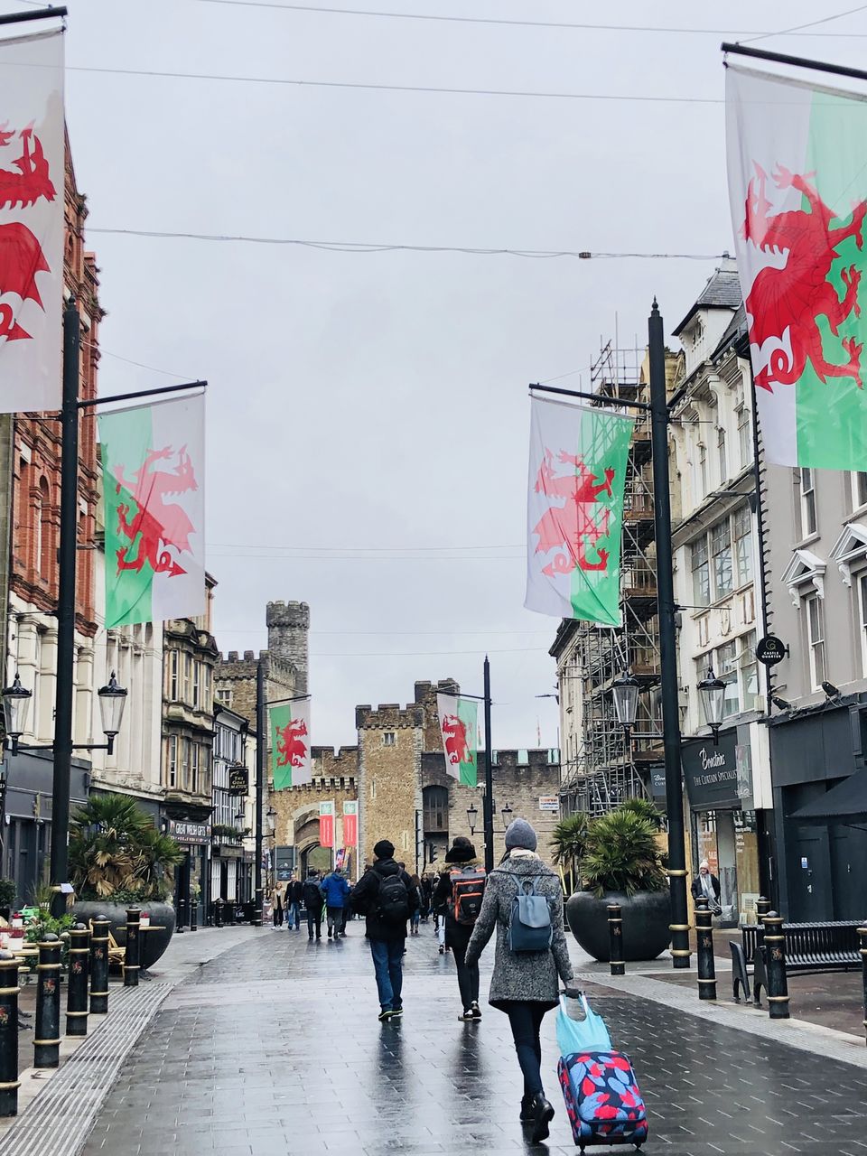 Photo of Castle Street, Cardiff, UK by Nirali Shah