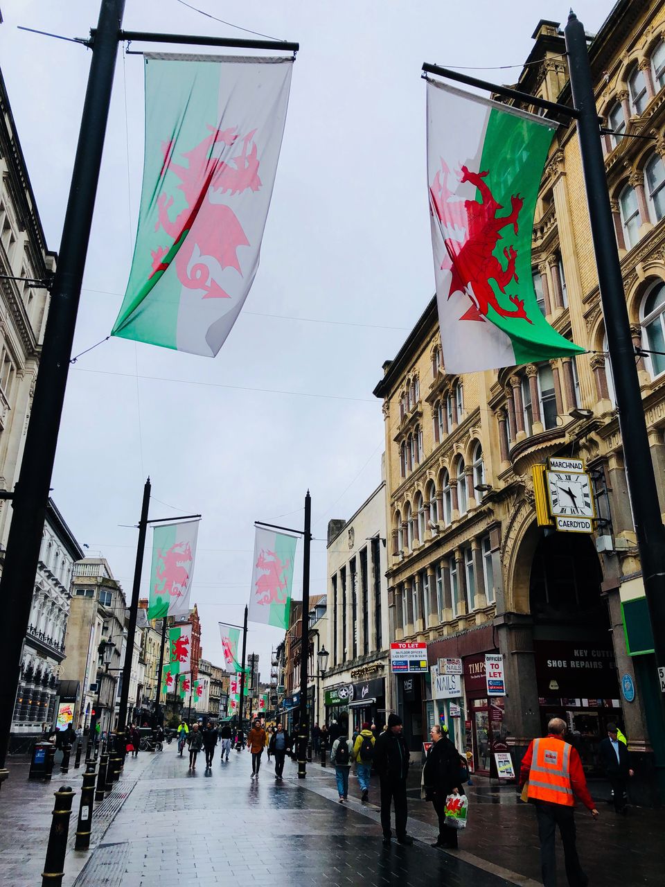 Photo of Castle Street, Cardiff, UK by Nirali Shah