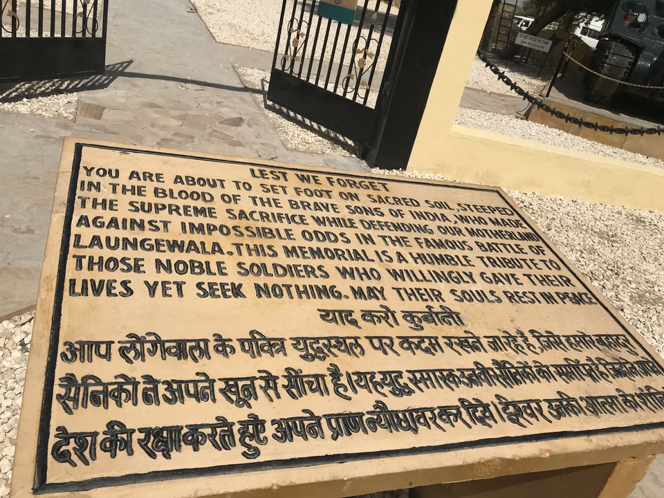 Photo of The Land of Last Borders : Longewala 7/17 by Escape Route: Travel And Food Blog By Saloni Aggarwal