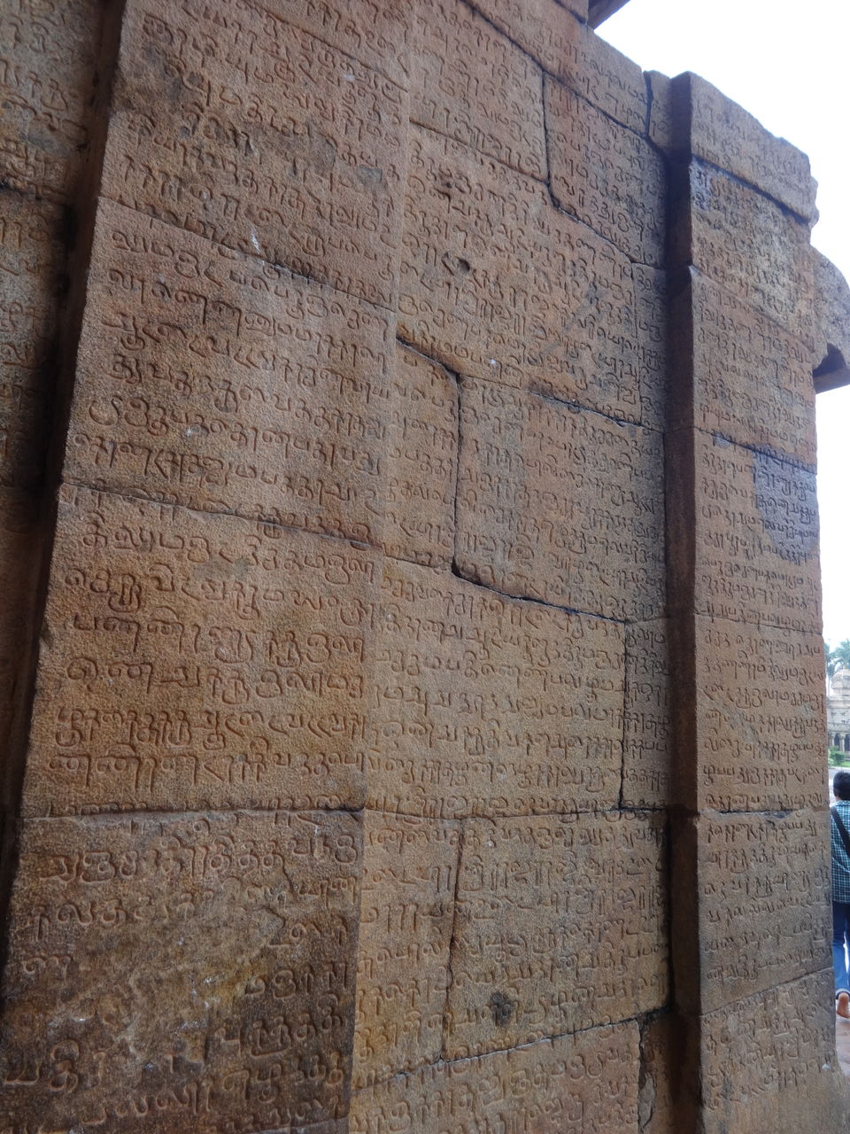 Photo of Script carvings on the temple stones by Vyshalini S Kakarla