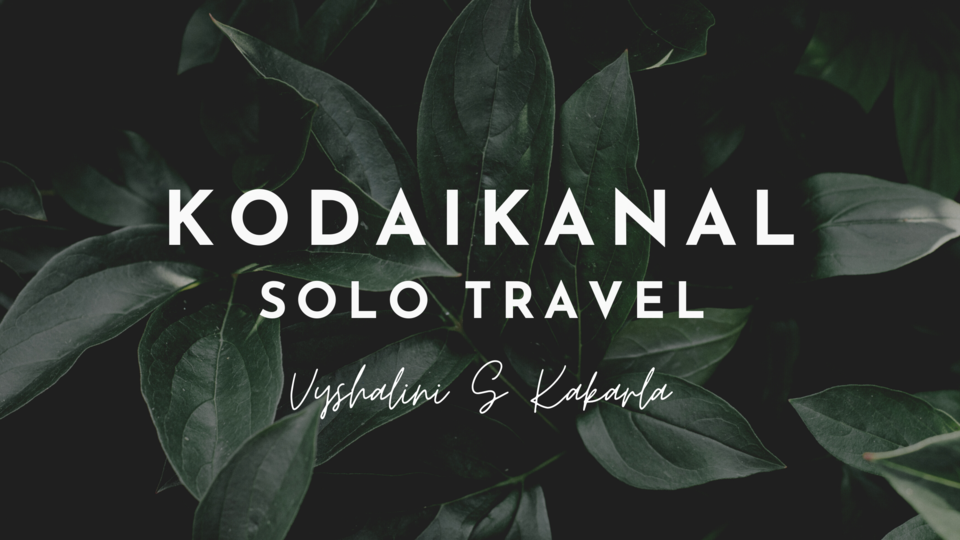 Photo of Kodaikanal - Solo Travel by Vyshalini S Kakarla