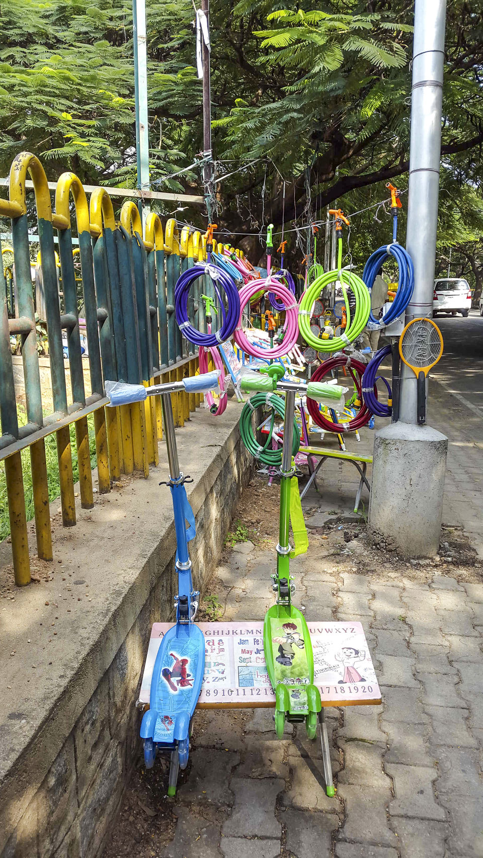 Photo of Walking around Malgudi, with a book and water-bottle in hand 55/65 by Taushik Mandal