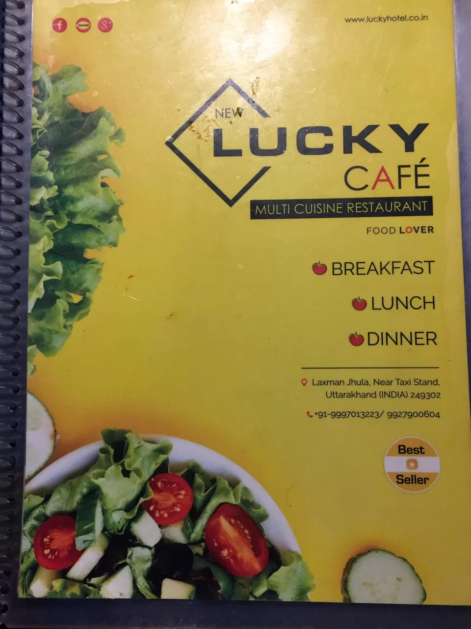 Photo of Lucky Cafe, Laxman Jhula, Rishikesh, Uttarakhand, India by Sanjay Sharma