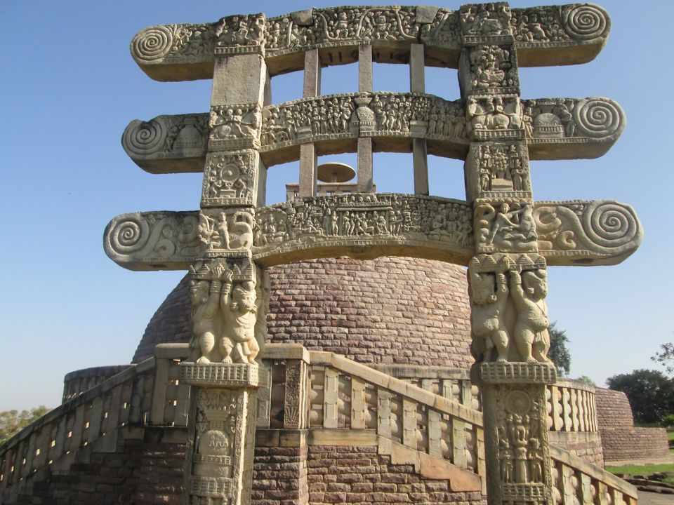 Photo of Sanchi Stupa by Dr. Yadwinder Singh