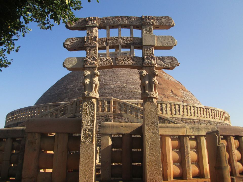 Photo of Sanchi Stupa by Dr. Yadwinder Singh