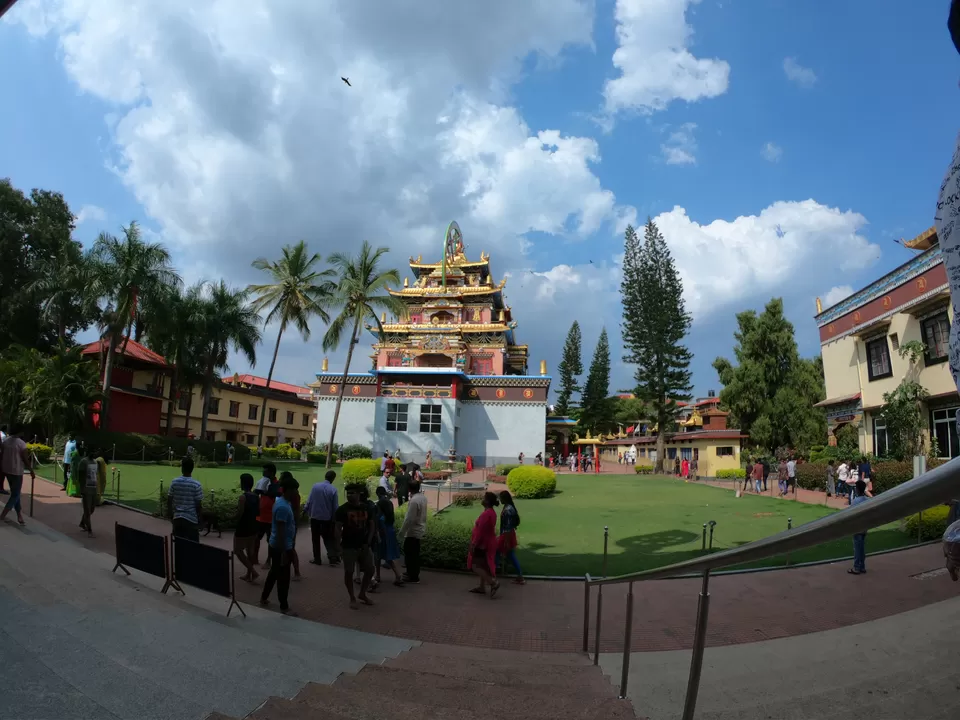 Photo of Namdroling Monastery Golden Temple, Bylakuppe, Karnataka, India by The Roamantics 