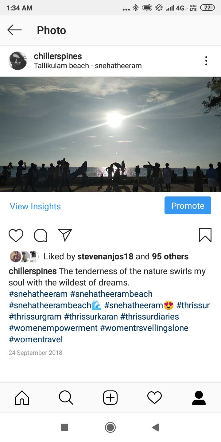 Photo of Snehatheeram Beach, Thalikulam, Kerala, India by Namitha Vinod