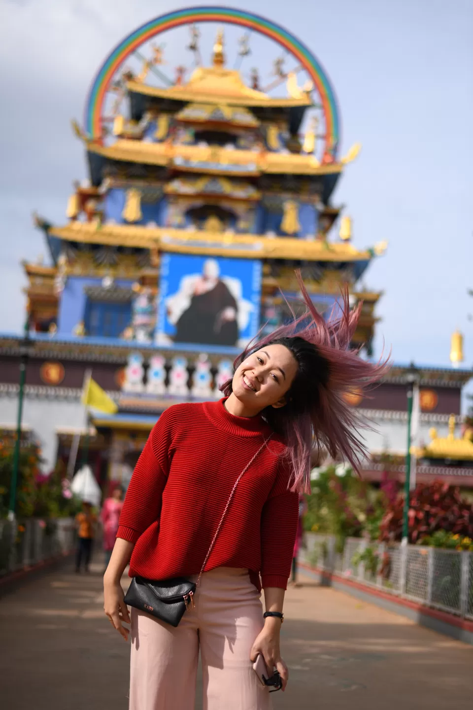 Photo of Namdroling Monastery Golden Temple, Bylakuppe, Karnataka, India by Shraddha