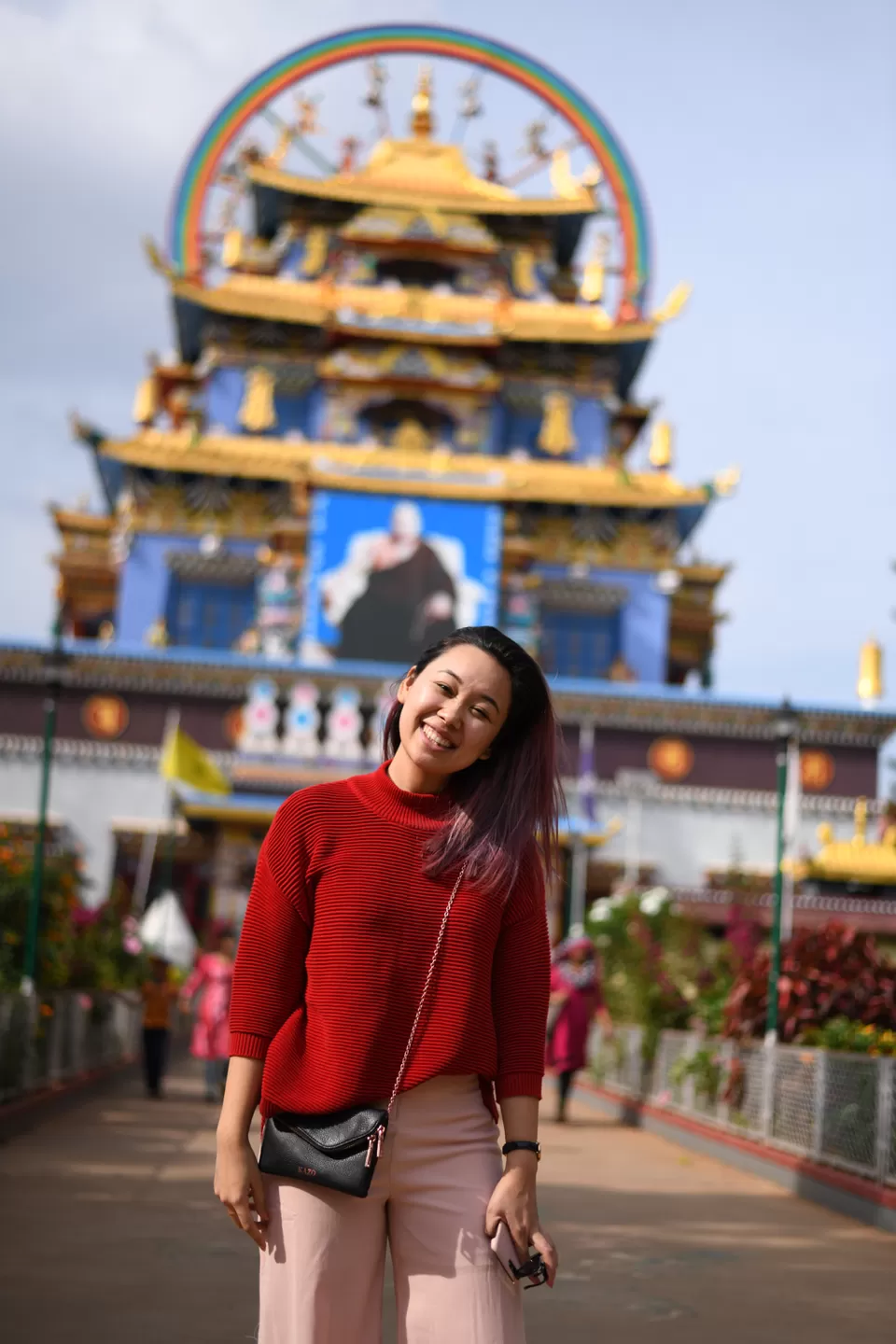 Photo of Namdroling Monastery Golden Temple, Bylakuppe, Karnataka, India by Shraddha