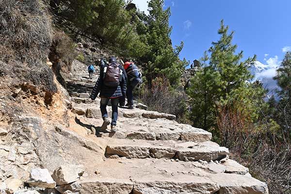 Photo of Namche Bazaar to Pangboche - Mount Everest base camp trek Day 4 7/21 by A Mango Traveler