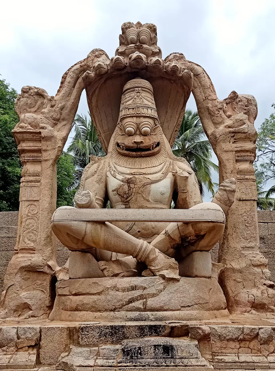Photo of Ugra Narasimha Temple, Hampi, Karnataka, India by Sunil Bhardwaj