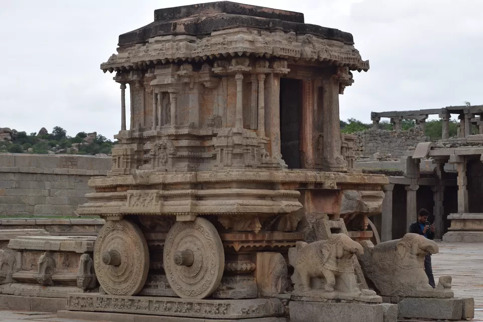 Photo of Stone Chariot, Hampi, Nimbapura, Karnataka, India by Sunil Bhardwaj