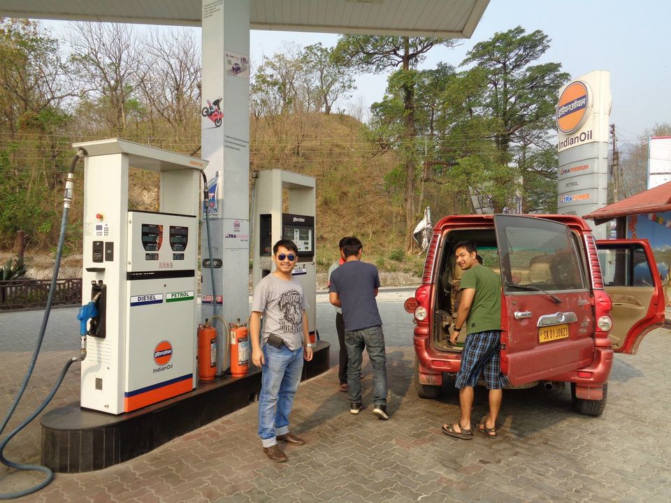 Image result for bhutan petrol pump