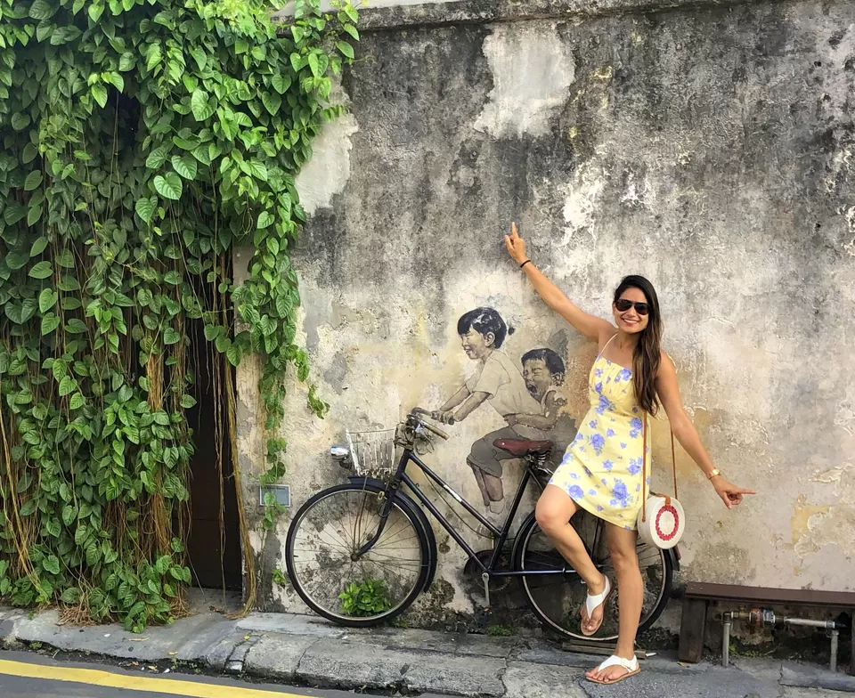 Photo of Penang Street Art, Georgetown, George Town, Penang, Malaysia by Shubhi Choudhary
