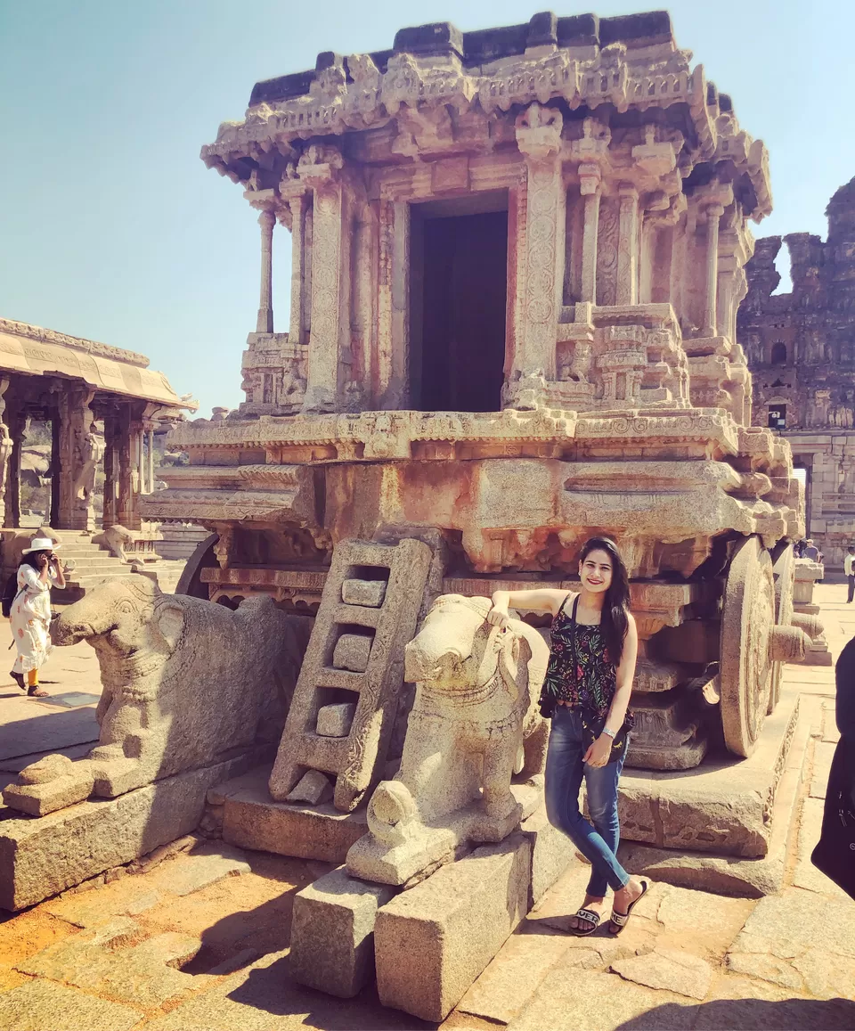 Photo of Stone chariot, Nimbapura, Karnataka, India by Shubhi Choudhary