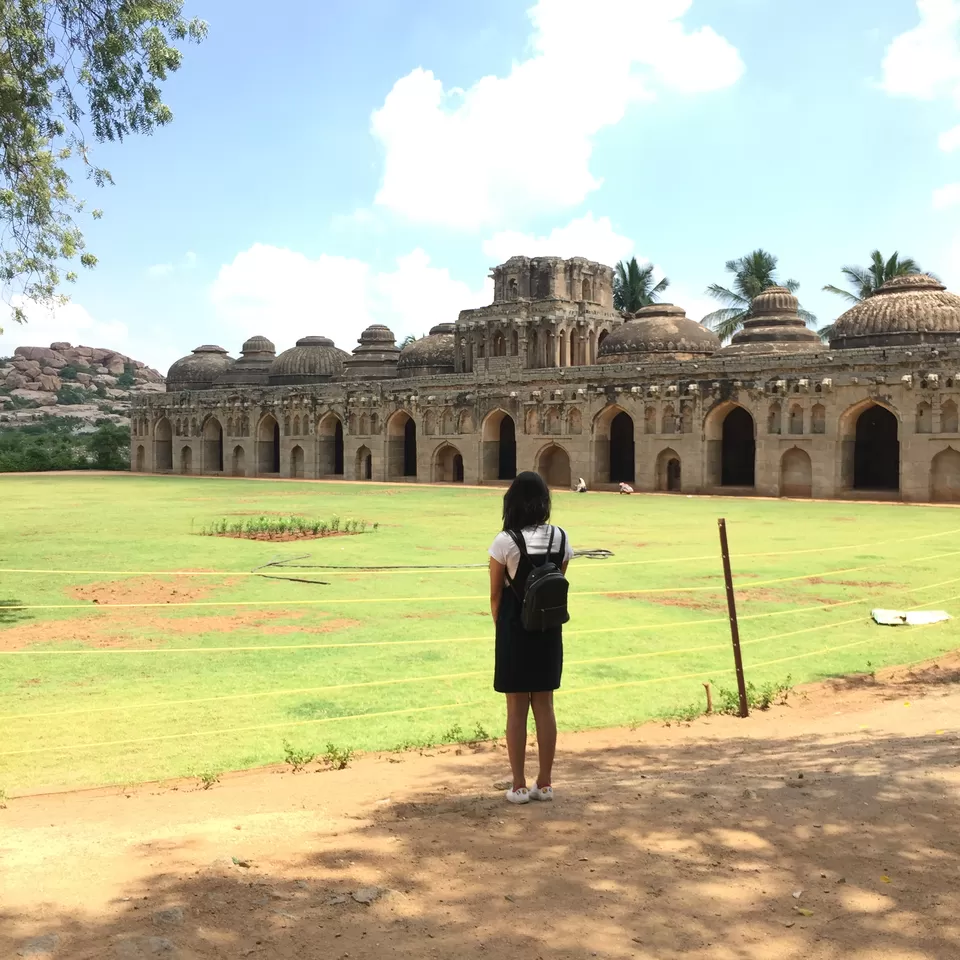 Photo of Elephant's Stables, Hampi, Karnataka, India by Shubhi Choudhary