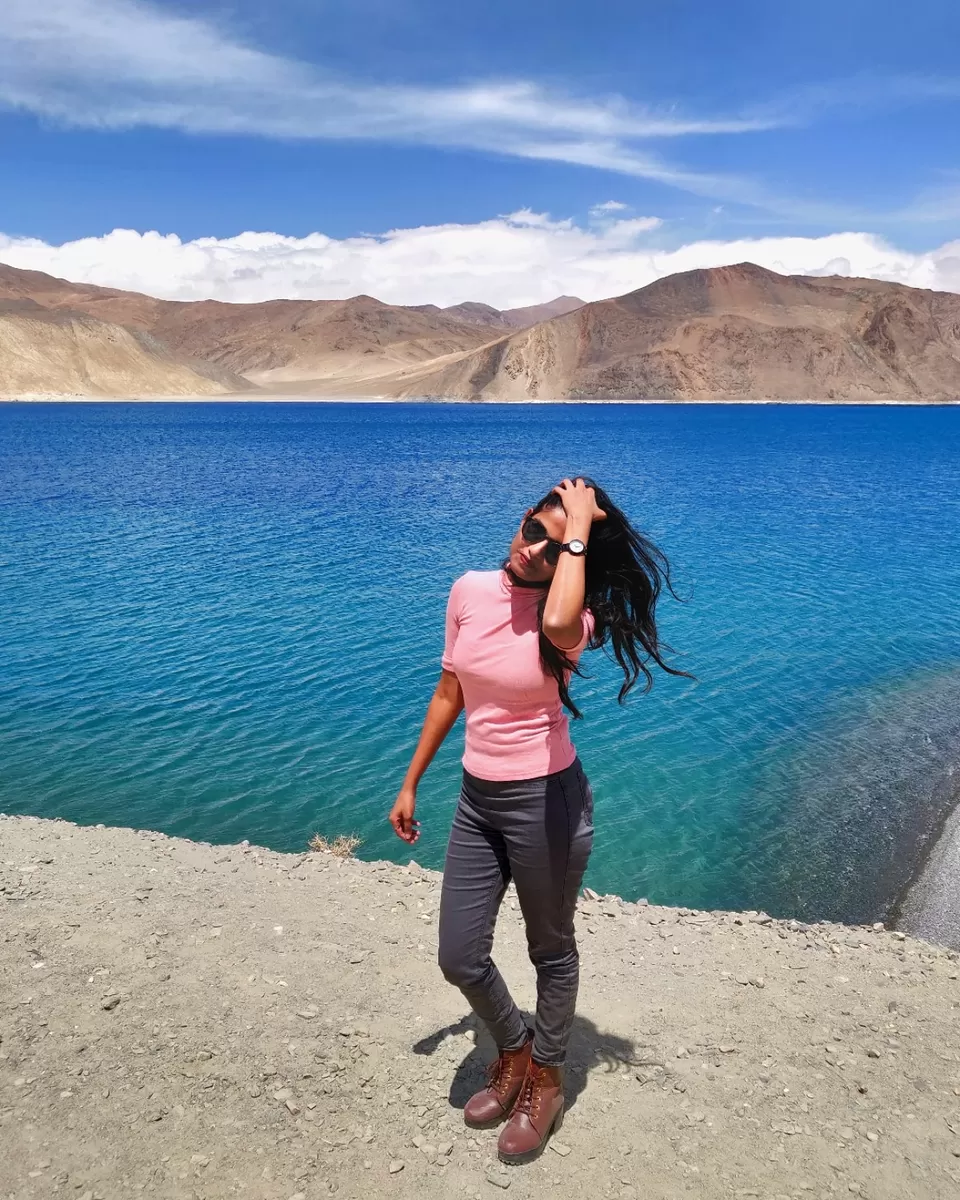 Photo of Pangong Lake by Deepa Khanolkar