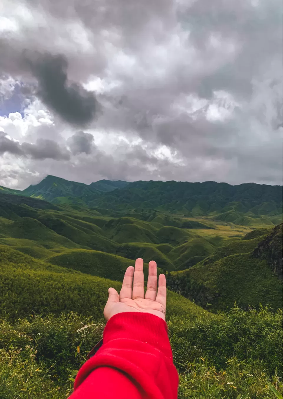 Photo of Dzükou Valley, Mao, Manipur, India by Srishti Tehri