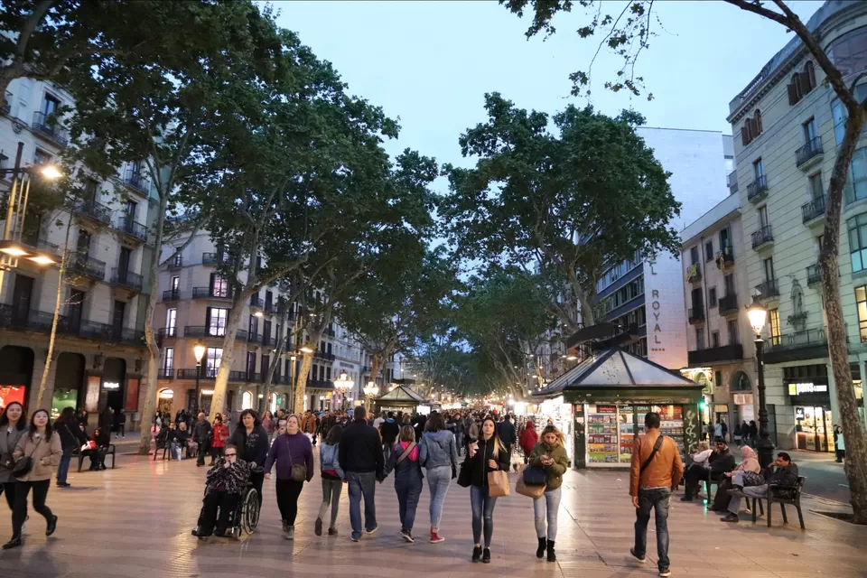 Photo of La Rambla, Barcelona, Spain by Arijit Mullick