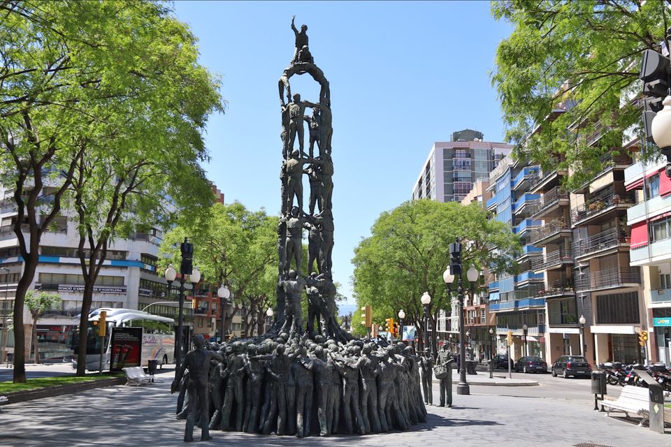Photo of Monument als Castellers, Rambla Nova, Tarragona, Spain by Arijit Mullick