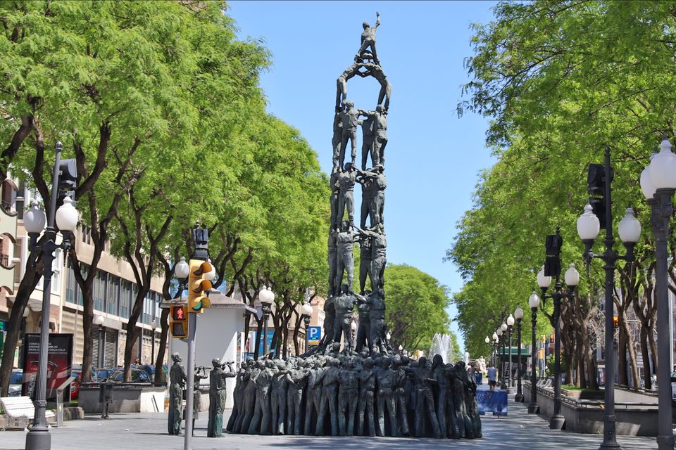 Photo of Monument als Castellers, Rambla Nova, Tarragona, Spain by Arijit Mullick